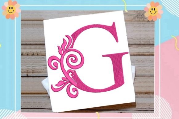 Beautiful Letter G Monogram Review for Small Business Merch