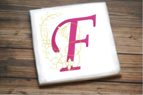 F Letter Vine Monogram Flower: Boutique Sweatshirt Review