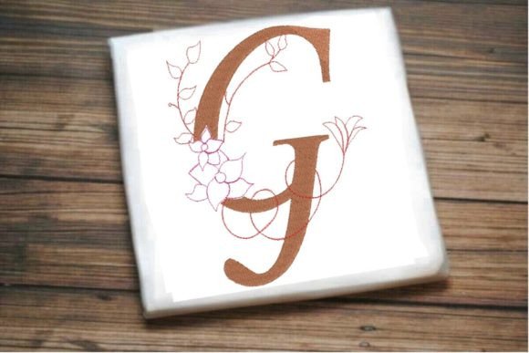 G Letter Vine Monogram Flower: Seasonal Embroidery Review